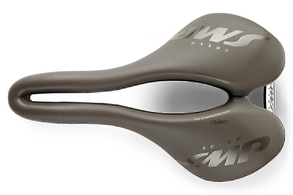 Sillín de bicicleta de carbono Selle SMP Vt30 C gris-marrón grava, 155 mm | Asiento de bicicleta Foto 4 de 4