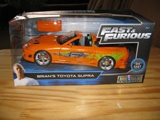 JADA 1/24 METALS DIECAST FAST AND FURIOUS BRIAN'S TOYOTA SUPRA