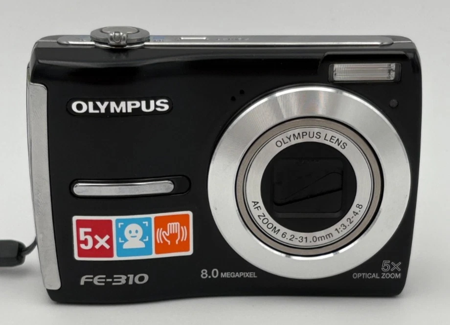 Olympus FE-320&Canon IXY DIGITAL セットザンク品 Digital Camera Olympus FE-320 8.0 MP W Battery & SD Card (NO