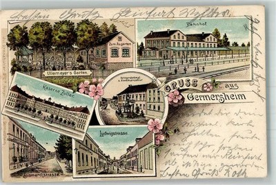13654134 - 6728 Germersheim Gasthaus zum Augarten Bahnhof Kaserne Zoller