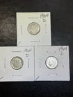 (3 Coins) 1964 D Silver Roosevelt Dimes