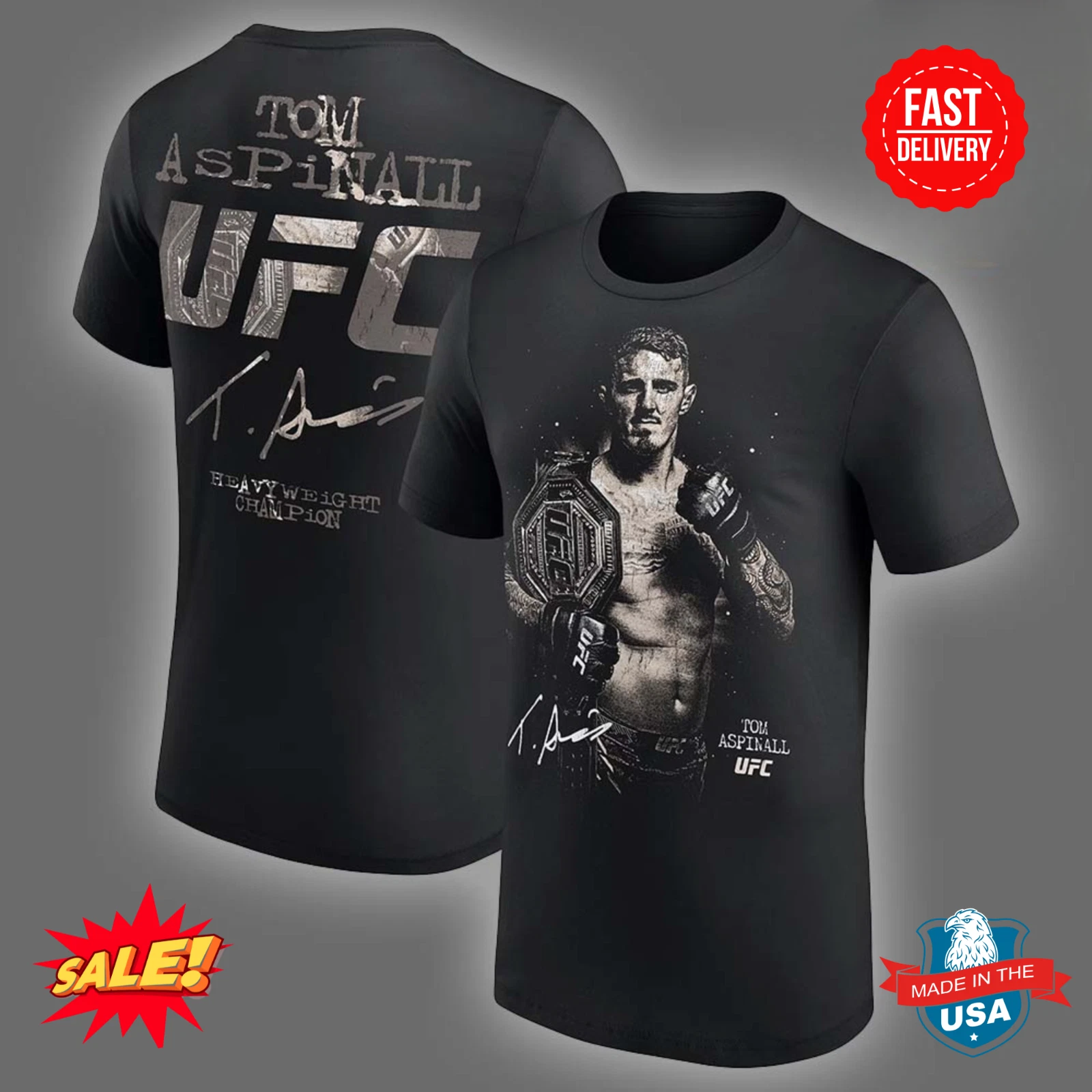 Get Ready for UFC321: The Best Tom Aspinall UFC Shirts of 2025