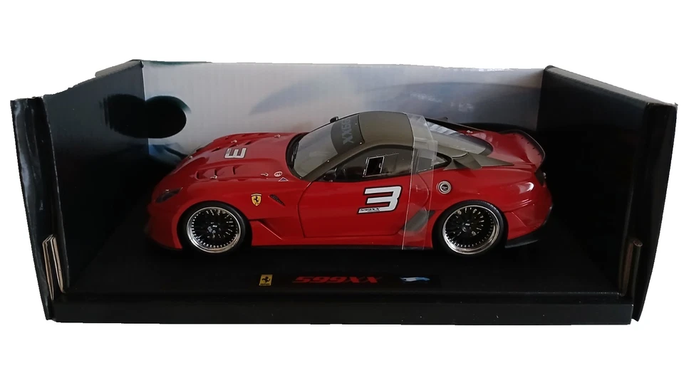 FERRARI 599 XX HOTWHEELS ELITE LIMITED EDITION SCALA 1/18 - Immagine 3 di 4