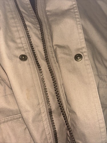 Lands End Mens Barn Coat Chore Jacket Size Large Wool Flannel Lined L - Picture 9 of 9