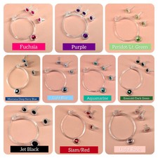 SUPERSTAR ERA BARBIE REPRO Earrings Necklace Ring Jewelry Set *CHOOSE COLOR