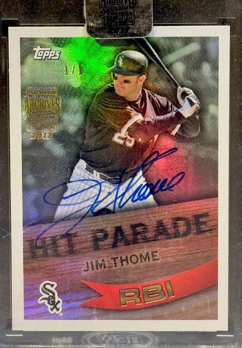 Topps Jim Thome Baseball Serial Numbered Sports Trading Cards 