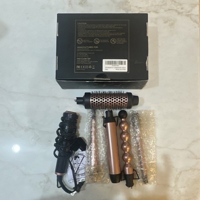 Wayytalk 5 in 1 Curling Wand Set Interchangeable Barrels Rose Gold Electric