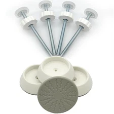 12MM 4 Pack Baby Extender Extension-Child Safety Pressure Mounted Baby Gate T...