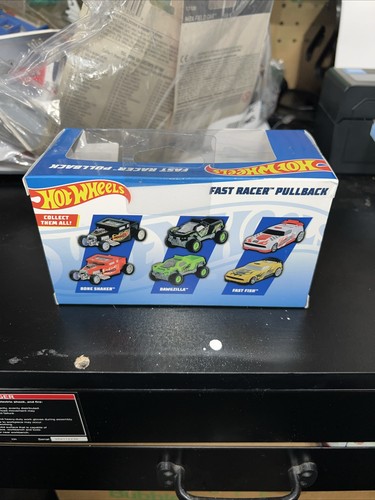 Hot Wheels Fast Racer Pullback Toy Vehicle - Bone Shaker, Black - Picture 2 of 2