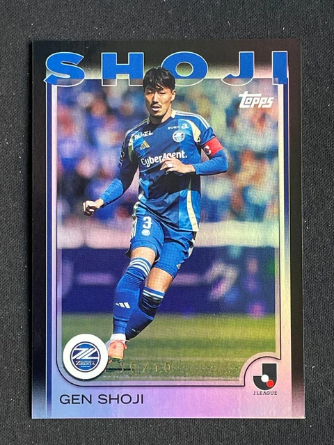 Gen Shoji 2025 Topps J.League Black Foil 10/10 #52
