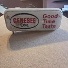 Genesee Beer Lighted Sign Vintage Bar Decor White Fair Good Time Taste American