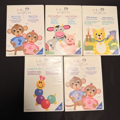 Disney Baby Einstein DVD Lot (5): Baby Da Vinci, MacDonald, Wordsworth & More