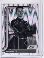 John Bennett 2025 Topps Chrome F1 #41 1st Black & White RayWave Refractor F2
