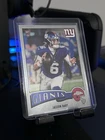 Topps Chrome 2025 Jaxson Dart RC New York Giants Football Card #1975-25