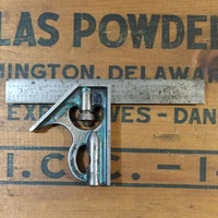The L.S. Starrett Co. Vintage 6 Inch Combination Square, With Level