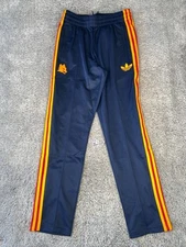 Adidas AS Roma Bring Back 1993 Track Pants SZ Medium Men Navy Orange Red IT3870