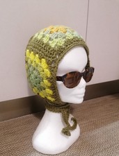 Handmade Balaclava Balabonnet Passamontagna Uncinetto Granny Square 