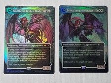 Lámina Gisela Hoja Rota y Bruna Luz Desvanecida Guarida Secreta Magic The Gathering Ángeles Enfriador SLD