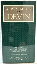 aramis devin country eau de cologne 3.7oz spray distressed box