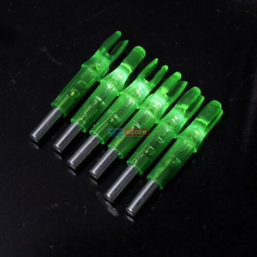 Nockturnal Launchpad Lighted Crossbow Nocks – Universal Fit, High-Vis LED, Easy Install, 3-Pack (Red Or Green)