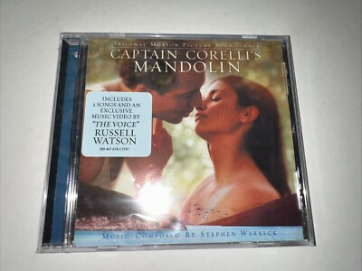 Captain Corelli's Mandolin CD Soundtrack Nic Cage Penelope Cruz 2001, New - NIP!