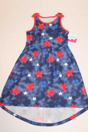 Jumping Beans vestidos de algodón 100% Azul para Niñas