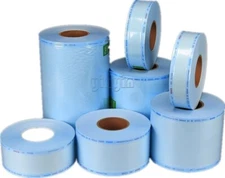 Dental Use Autoclave Medical Sterilization Pouches Flat Pouch Reel Roll Packing