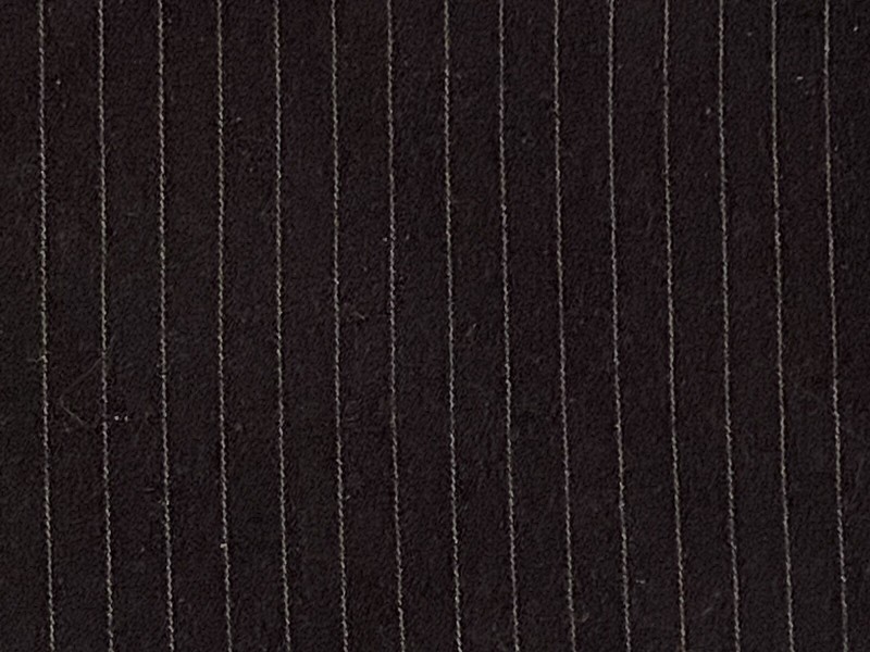 Wool Fabric Pin Stripe Gabardine 1/2 Yd X 60” Brown