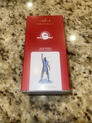 Hallmark Keepsake 2021 MORTAL KOMBAT: SUB-ZERO Christmas Tree Ornament - RETIRED