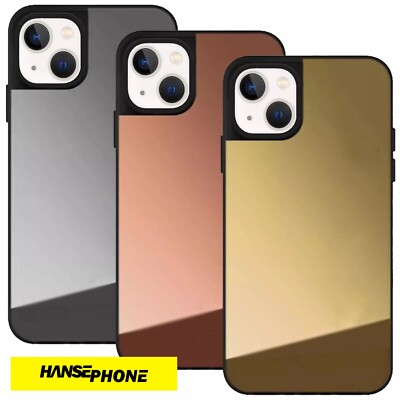 Hülle für iPhone 13 12 11 - Spiegel Case Schutzhülle Cover Handyhülle Mirror