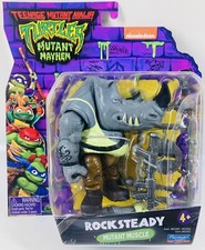 ROCKSTEADY TMNT NINJA TURTLES MUTANT MAYHEM PLAYMATES 2023 ACTION FIGURE NEW