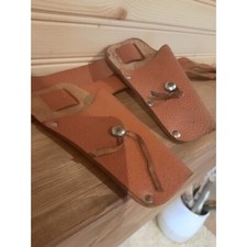 Childrens Vintage Leather Holsters, 2 belts with Holster, Vintage Toys, Cowboy