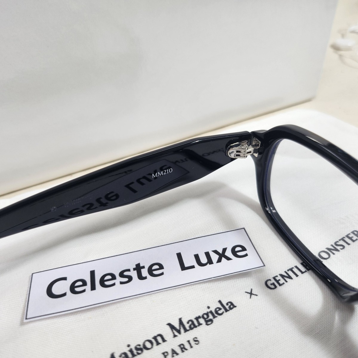 Gentle Monster x Maison Margiela MM210 Black Clear MM210-01