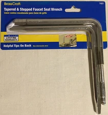 Brasscraft T423 Tapered & Stepped Faucet Seat Wrench Tool 2 Piece - NEW