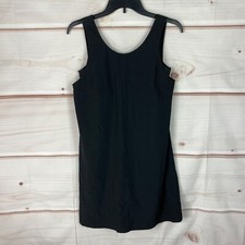 Banana Republic Dress Womens XS Black Athletic Tank Woven Stretch Shorts Lined