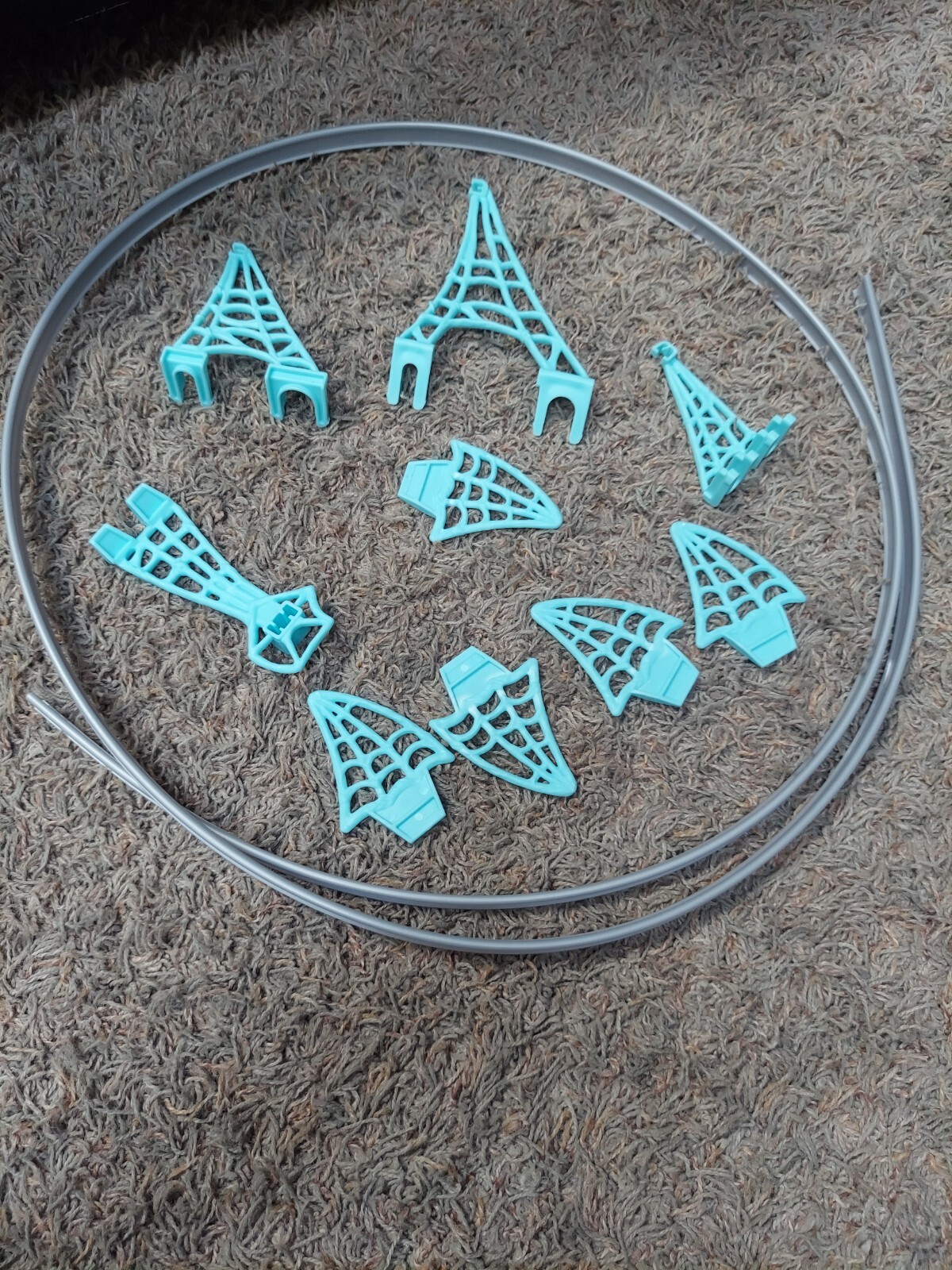 SpiderMan Mega City Playset 10 Replacement s & Railing Pieces eBay