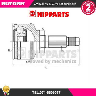 N2820516 Semi-Axis Joint Kit (NIPPARTS)
