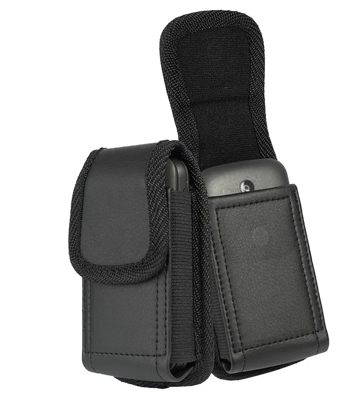 For Tracfone - Nokia 2760 Flip 4GB Leather Vertical Pouch