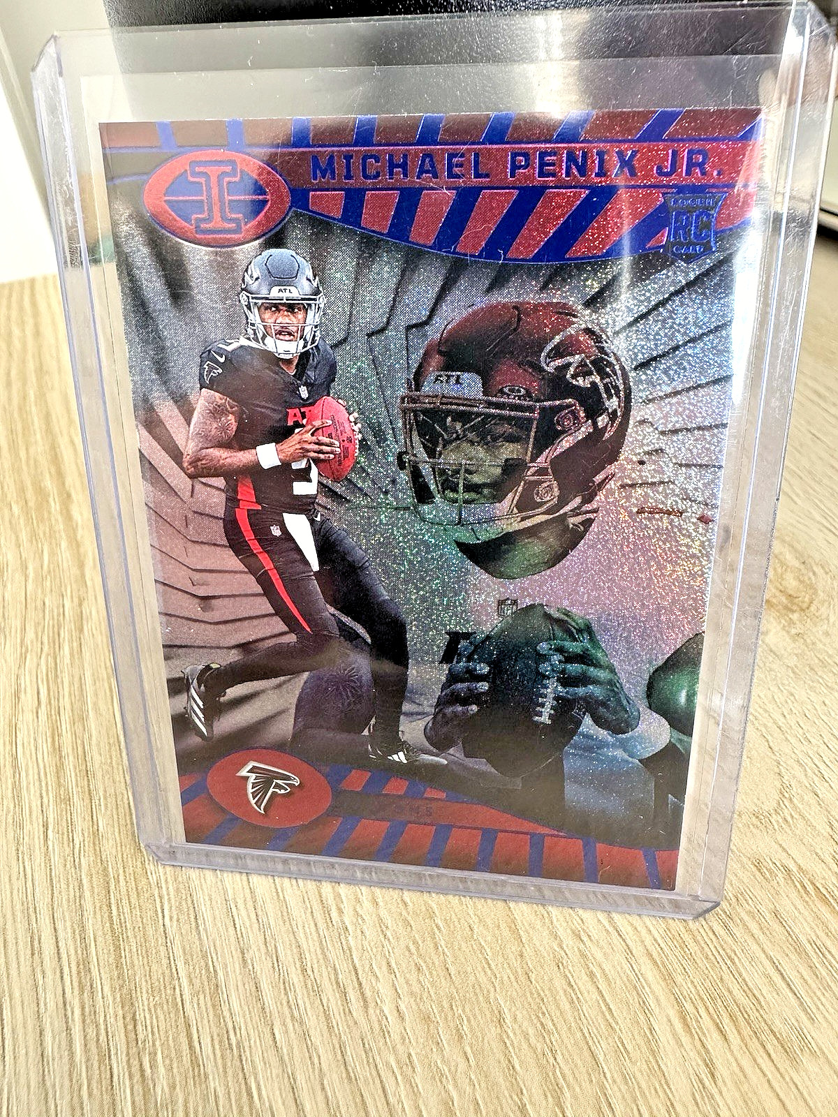 2024 Panini Illusions - Michael Penix Jr. #4 Trophy Collection Dots (RC)