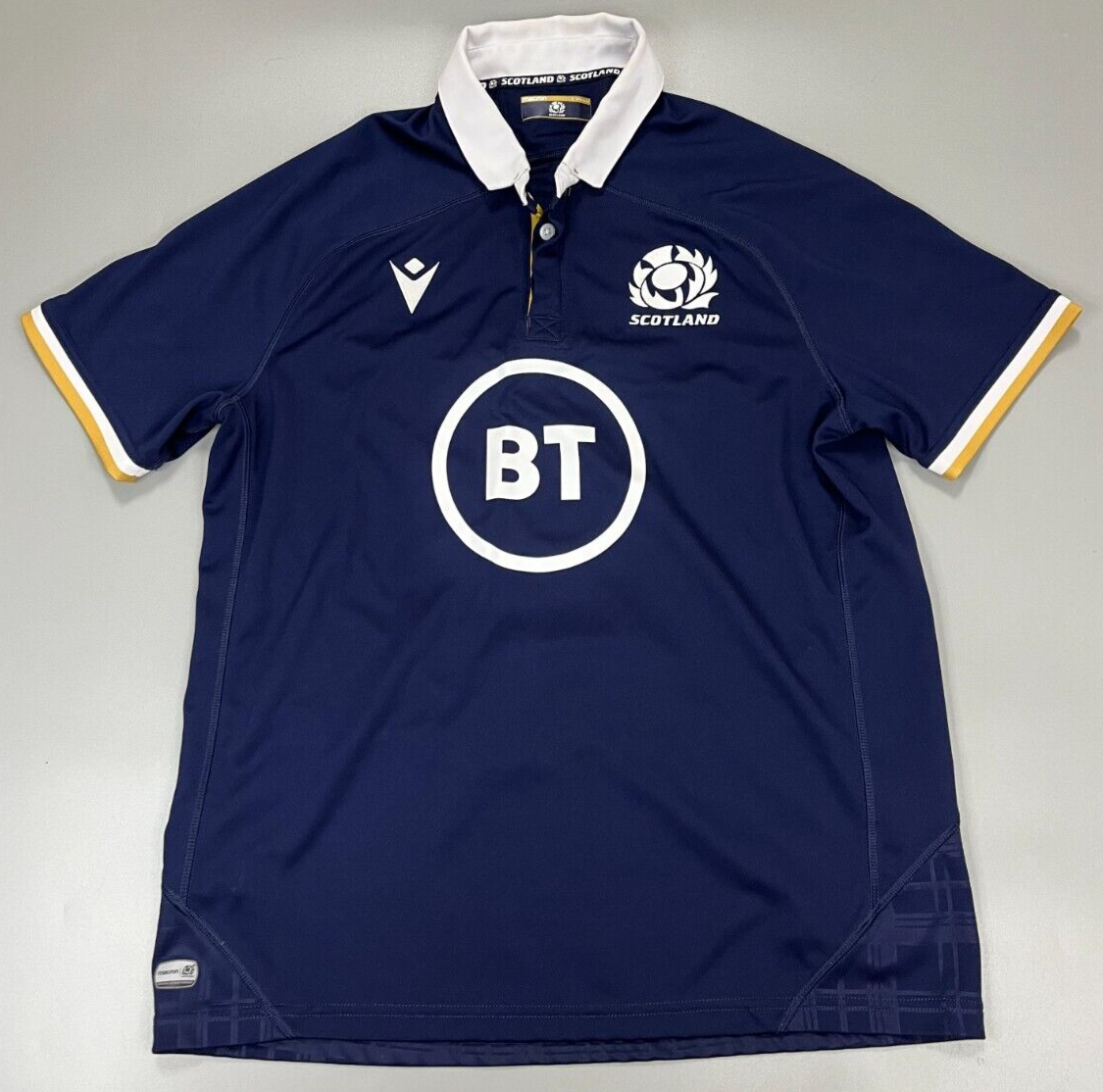 Maillot De Rugby Vintage Écosse - Manches Longues - Taille L - Occasion