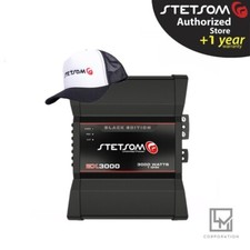 Stetsom Ex 3000 1 Ohm Black High Power Audio Amplifier Hd ex3000 3 Day Delivery