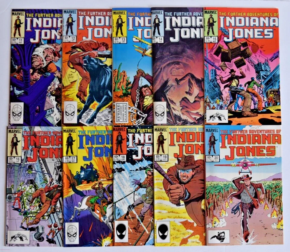 MÁS AVENTURAS DE INDIANA JONES (1983) 31 NÚMEROS CÓMIC CARRERA #1-31 MARVEL Foto 2 de 3