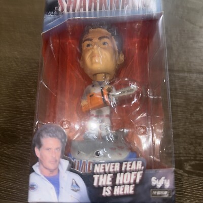 SHARKNADO VINYL FIGURE THE HOFF VS SHARK DAVID HASSELHOFF SYFY BOBBLEHEAD