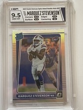 Marquez Stevenson 2021 Donruss Optic Silver Holo Prizm Rated Rookie RC HGA 9.5