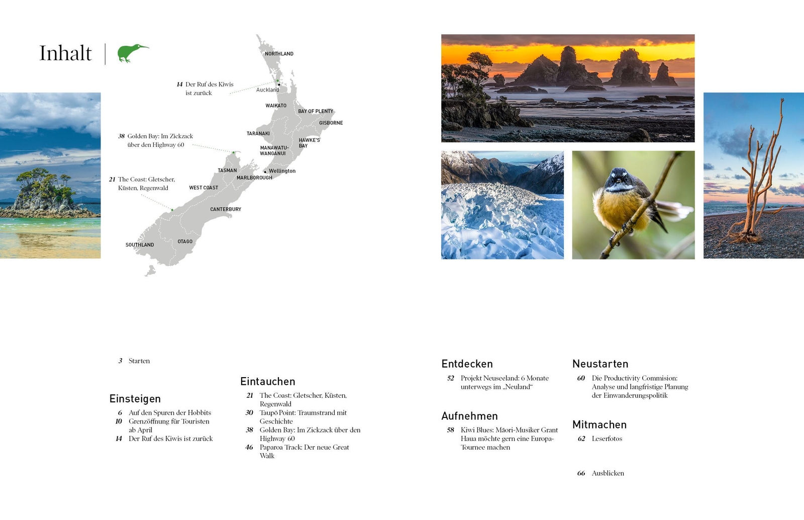 Thumbnail - 360° Neuseeland - Ausgabe Winter/frühjahr 2/2021 | 360° Medien |