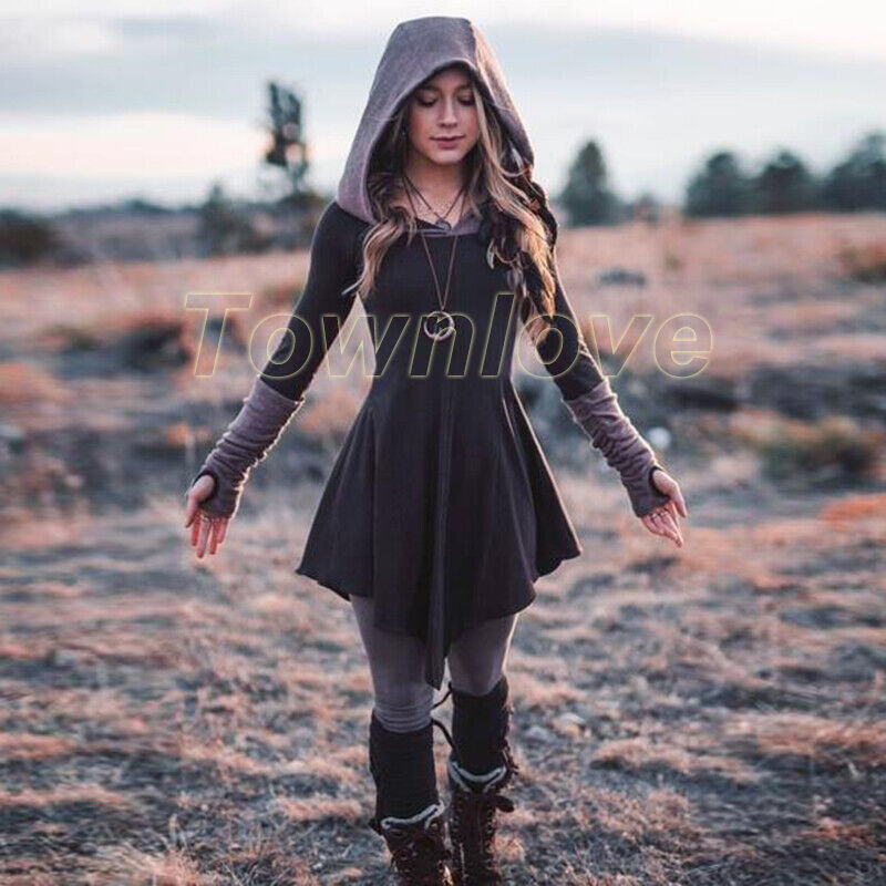 Lumignon ルミニョン LL hooded long dress S Lumignon LL hooded long dress