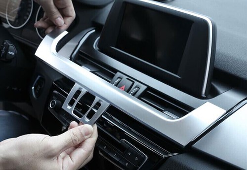 For BMW 2 Series Touring 2015-2019 Matte Silver Central Control Navigation Trim - Bild 2 von 8