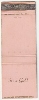 MATCHBOOK COVER - WALKER'S STORE - SAN DIEGO CALIFORNIA - BABY - CYNTHIA CURTIS
