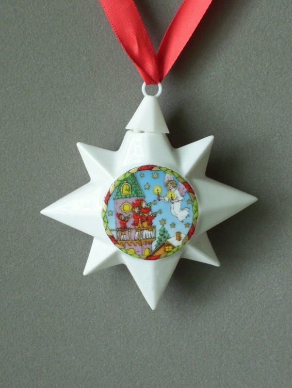 Hutschenreuther Germany Star 1995  Christmas Ornament "Windplayers" MIB
