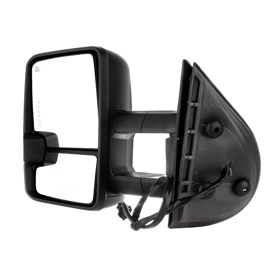 Pair Power Heated Signal Tow Mirrors for 07-13 Chevy Silverado Sierra 1500 3500 — 第 4/4 张图片